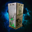 Load image into Gallery viewer, EARTHFALL: Alien Artifact | Alien Puzzle Box Escape Room Game | Hexagonal Interactive Mystery Box with LED Lights
